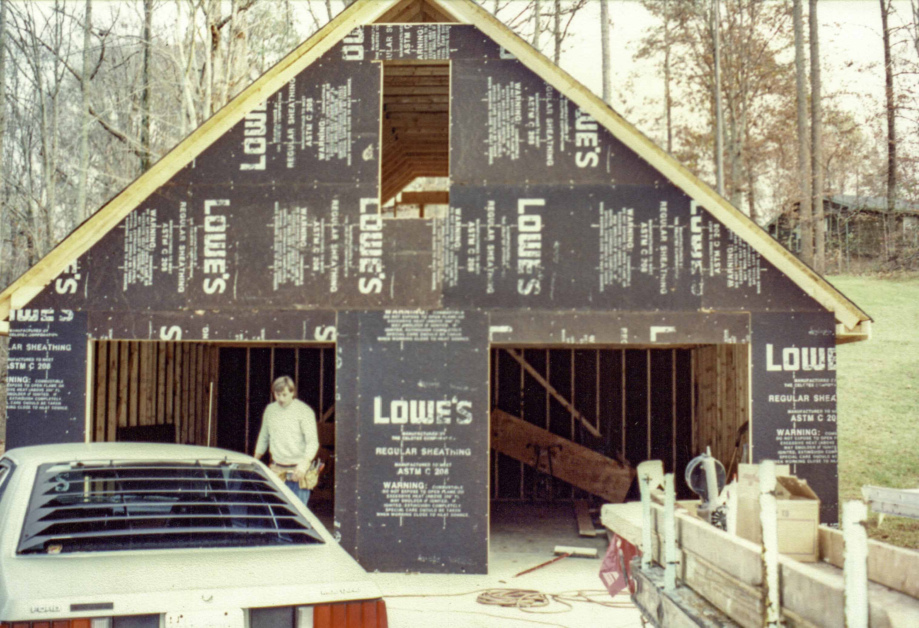 2 car garage project image